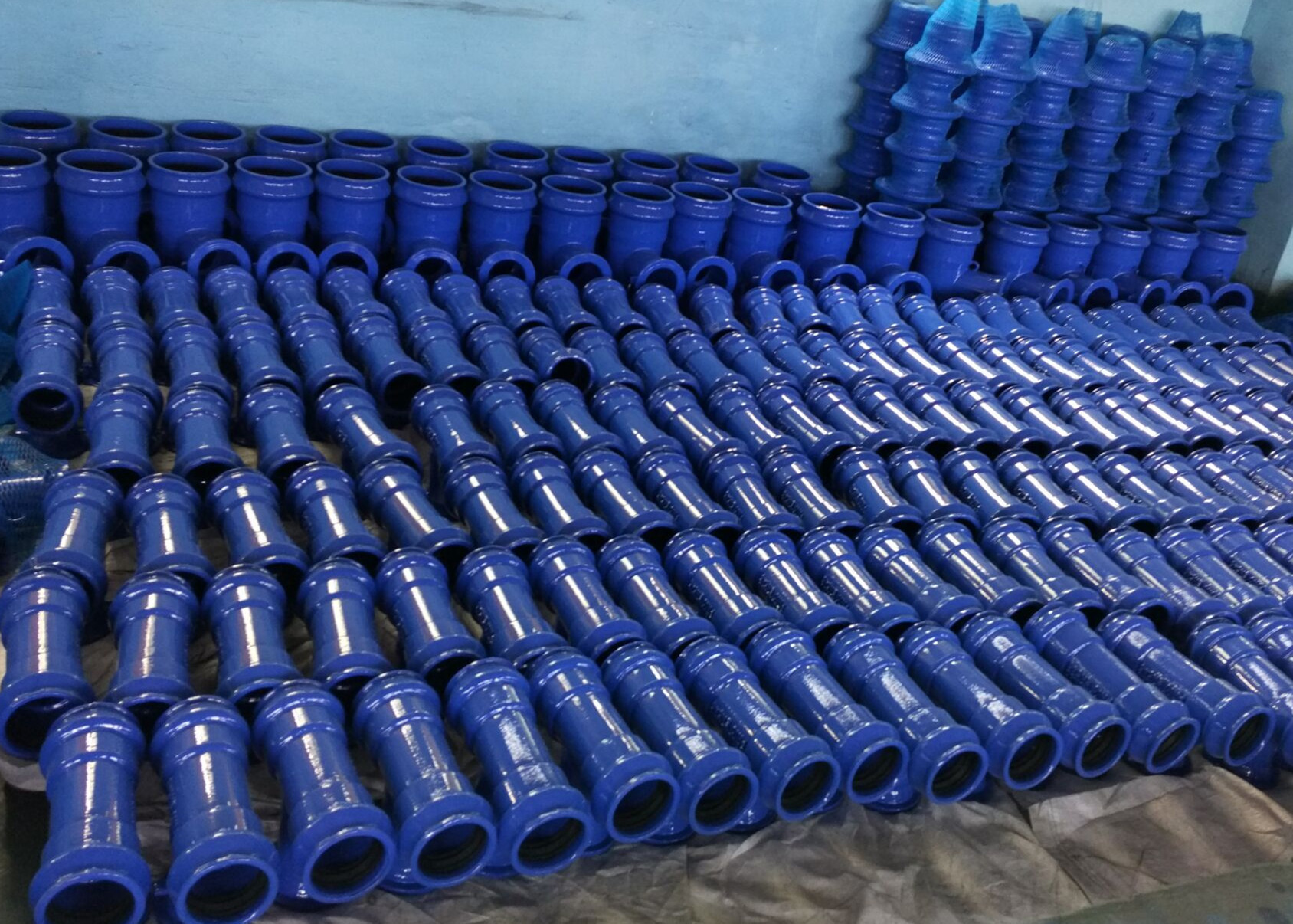 PVC Pipe Double Socket Fusion Bonded Epoxy Bend Elbow Equal Round Shape