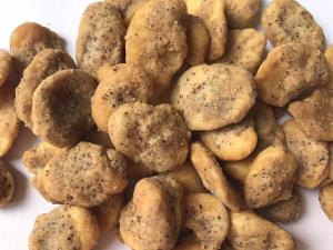 Quality Fried Corn Flour Coated Dried Split Broad Beans Customized Flavor Crispy Taste wholesale