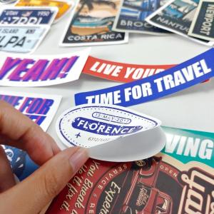 Quality Vinyl Die Cut PVC Custom Stickers Printing Adhesive Waterproof Logo Transparent wholesale