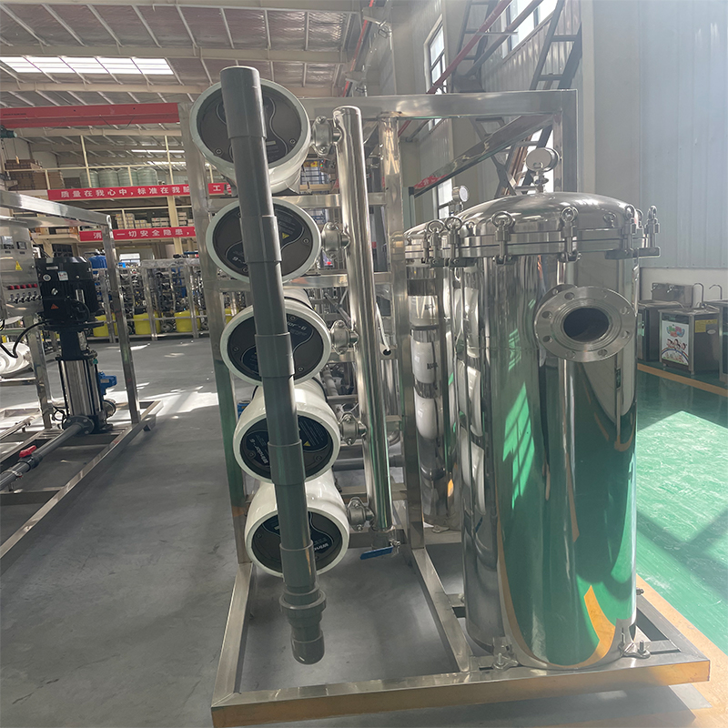 Borehole Well Saline Water Treatment Machines with Wooden Case Reverse Osmosis Filter