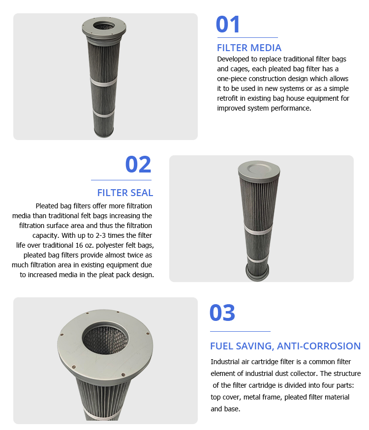 Collect Dust Polyester Paper Diesel Truck Air Filters Antistatic