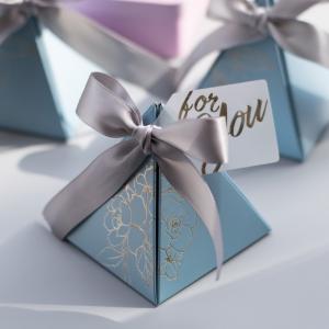 Quality Recyclable Angel Gift Box Square Crossing Candy Dragee Boxes wholesale