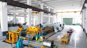 Quality Uncoiling Leveling Laser Cutting Blanking Line For High Tensile Steel Stainless Steel Aluminum Sheets wholesale