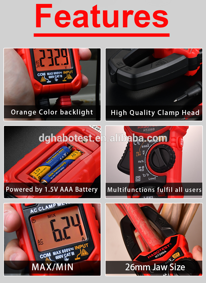 600V Digital Clamp Meter