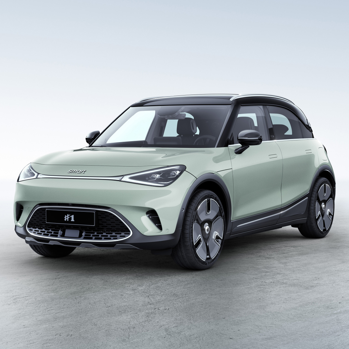 Smart Elf 1 Light Blue Mini SUV Ternary Lithium Electricity Battery Type Electric Car 2024 Home Using Energy for Teenagers