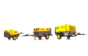 Quality 12 bar 10 m³ / Min Capacity Portable Air Compressor Atlas Copco XAHS166C Cummins diesel Optimal size wholesale