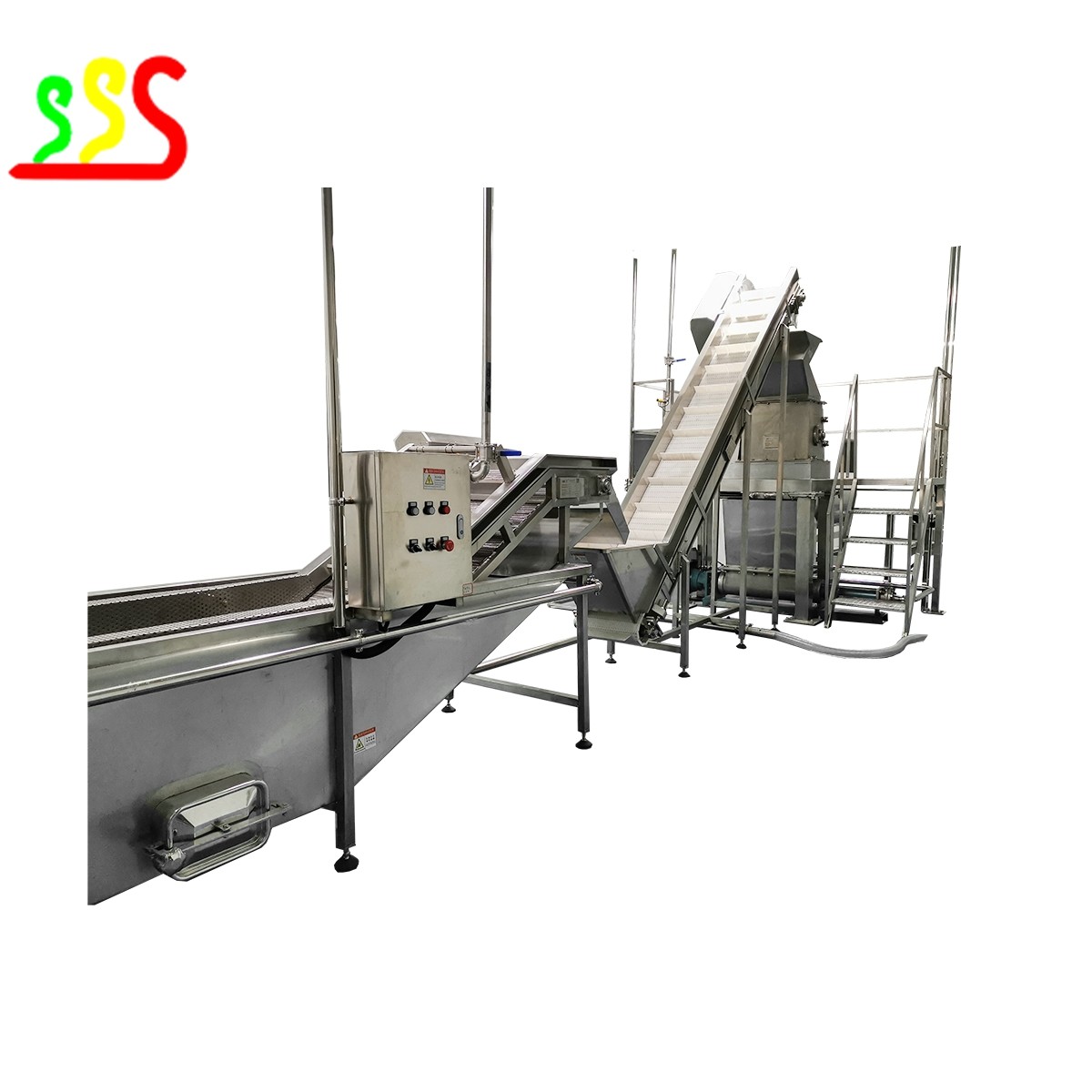 Glass Bottle Tomato Jam Paste Sauce Processing Line With PLC CONTROL SYSTEM