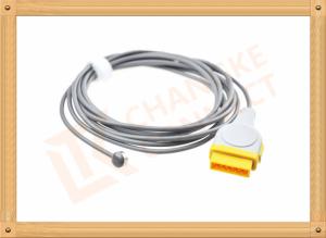 Quality GE 11 Pin Medical Temperature Sensor Probe Adapter Cable PVC Insulation wholesale