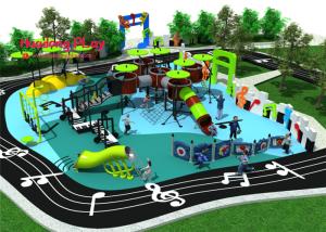 Quality Concert Series Outdoor Playground Equipment Pre - Embedded Fixing Method wholesale