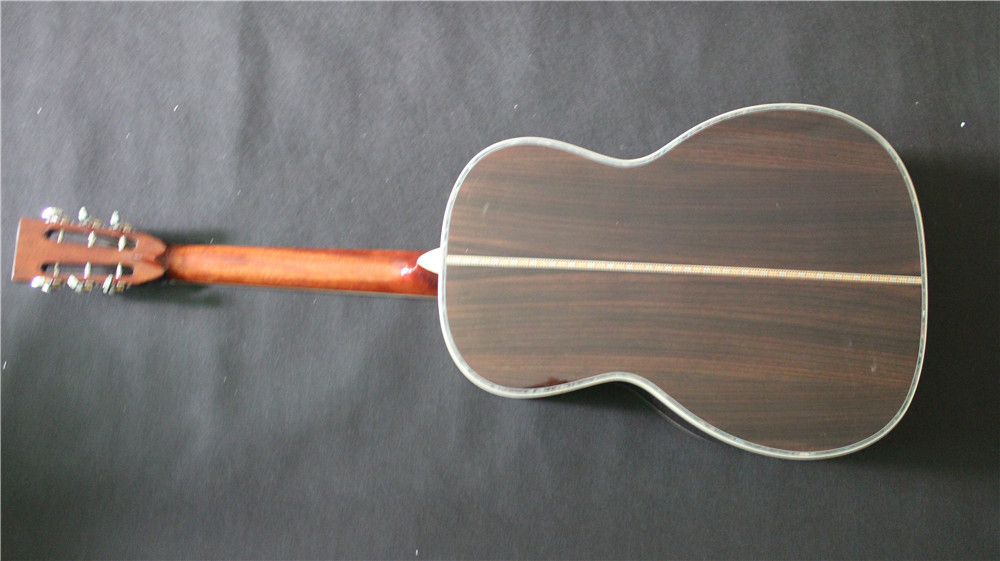 Acoustic Guitar,Solid Korean pine top,OEM Ebony fingerboard 41 inch 00045 Acoustic Guitar