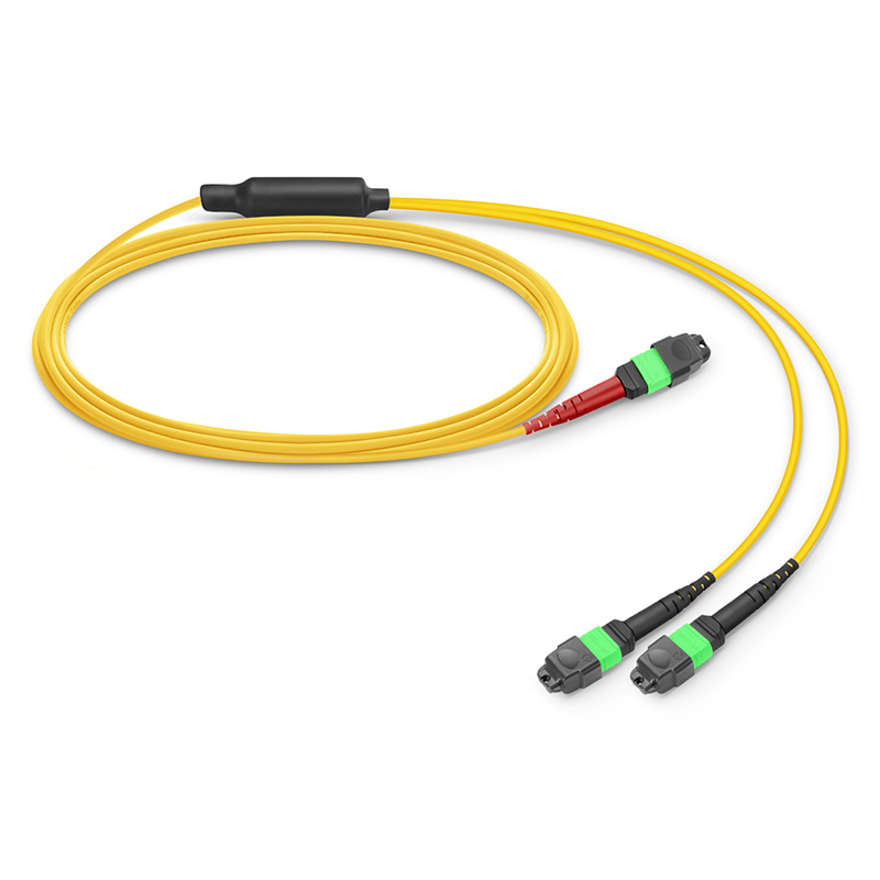 24 Core Fiber Optic Cable for Stable Operation -40- 80 C and Plugging Times 1000 Times