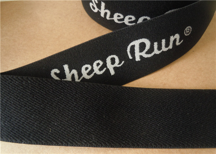 Customized Polyester nylon jacquard elastic waistband for men's underwear