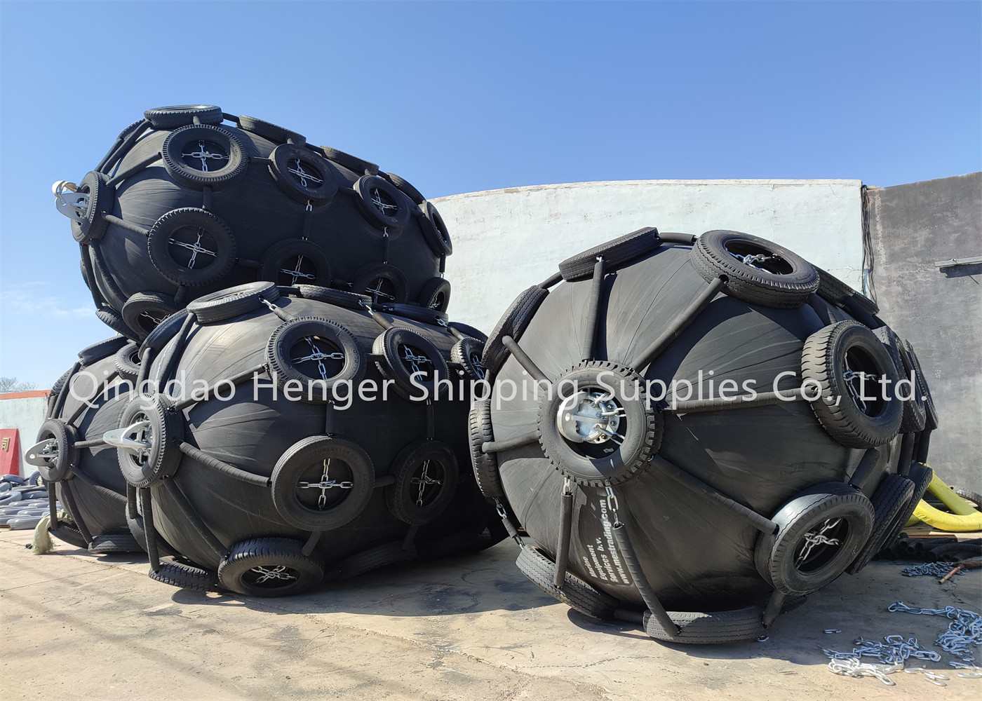 Docking ship yokohama type high energy absorption Low Reaction Marine Pneumatic Fender