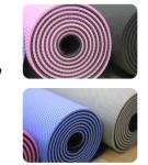 Durable Fitness Exercise Mat ,Natural Rubber TPE Surface Yoga Sweat Mat Unique