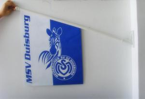 Quality Waterproof Vinyl Wall Mounted Flag Pole / Colorful Flag Pole Mounting Kit wholesale