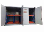 Outdoor Hazmat Storage Building Non Combustible Container For Drums And IBCs