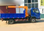 4X2 Euro2 Truck Mounted Hydraulic Crane 3.2 Tons XCMG For Municipal Construction