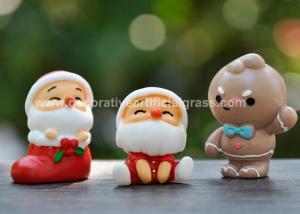 Quality 28mm Resin Santa Claus Miniature 57g For Christmas Decoration wholesale