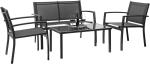 Patio Rattan Furniture Set Hidden Storage, 7 Sofa Sections, Outdoor Wicker