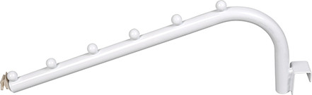 0.8mm Q235 Steel Merchandising Display Metal Shelf Hooks Gondola Shelving Accessories