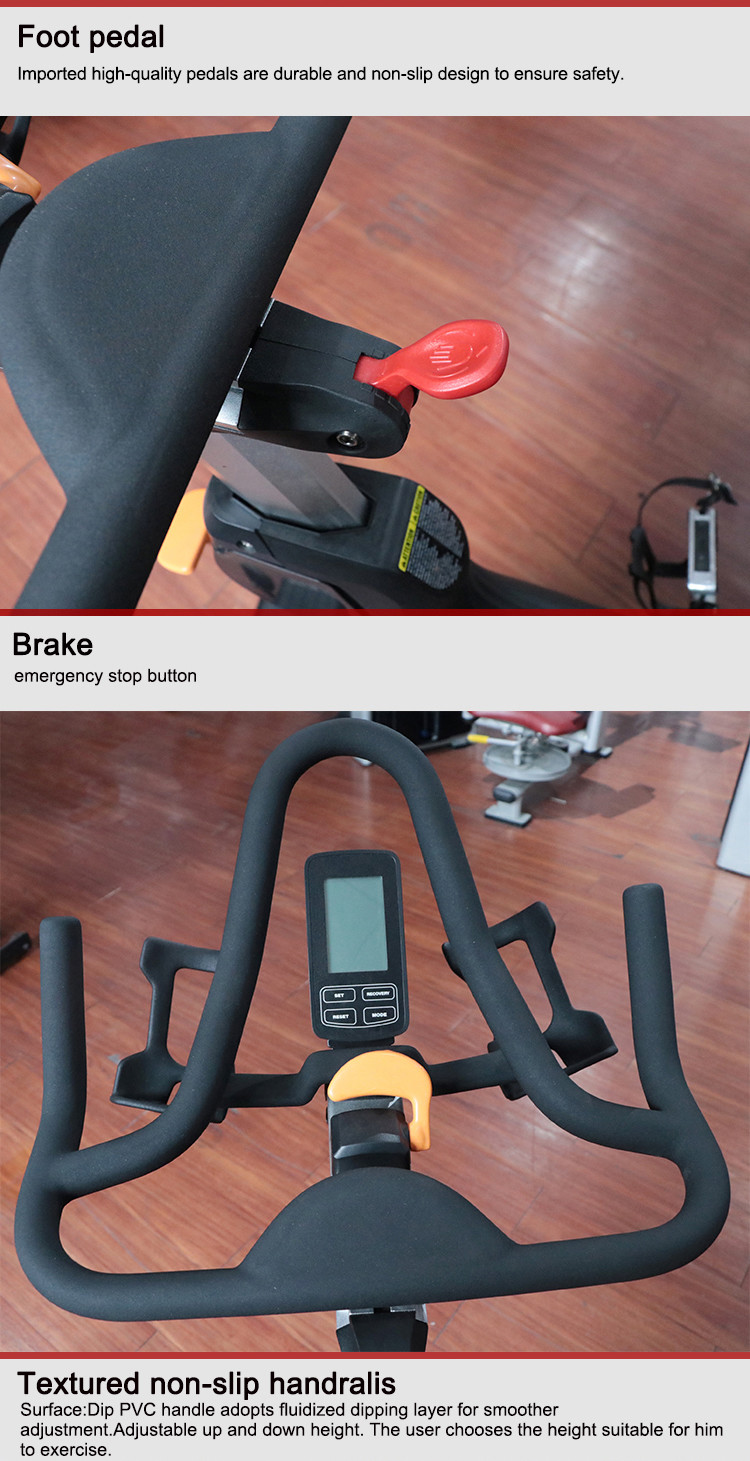 4.2KG Indoor Gym Spin Bike Magnetic Resistance With Display Screen