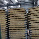 960-50-0.376mm insulated rock wool sandwich roof panels with 30 minutes fire