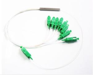 Quality High Reliability Mini Single Mode Fiber Splitter , G657A Fiber 1x8 Optical Splitter wholesale