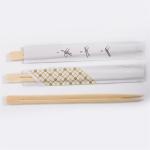 Hot Selling Chopsticks With Logo Chinese Twin Disposable Food Safety Chopstick
