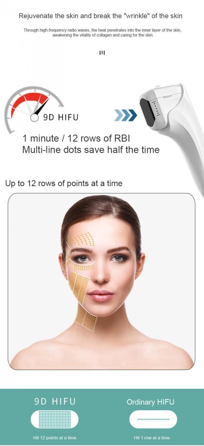 Portable HIFU Beauty Machine Simultaneous Control / Independent Control