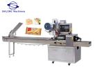 Horizontal Pillow Packaging Machine For Biscuit Bread Candle Vegetables