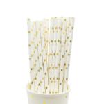 197mm 8mm Reusable Straight Mugs Bar 100 Biodegradable Paper Straws