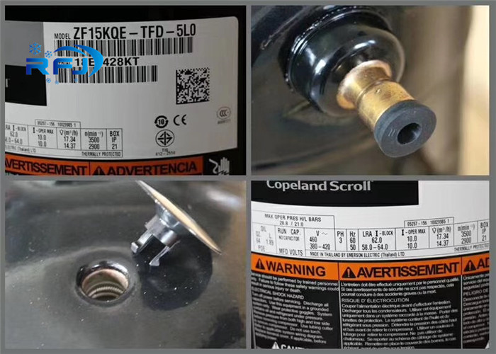 13hp Copeland Scroll Compressor 2m3/h Displacement ZFI59KQE-TFD With Air Injection