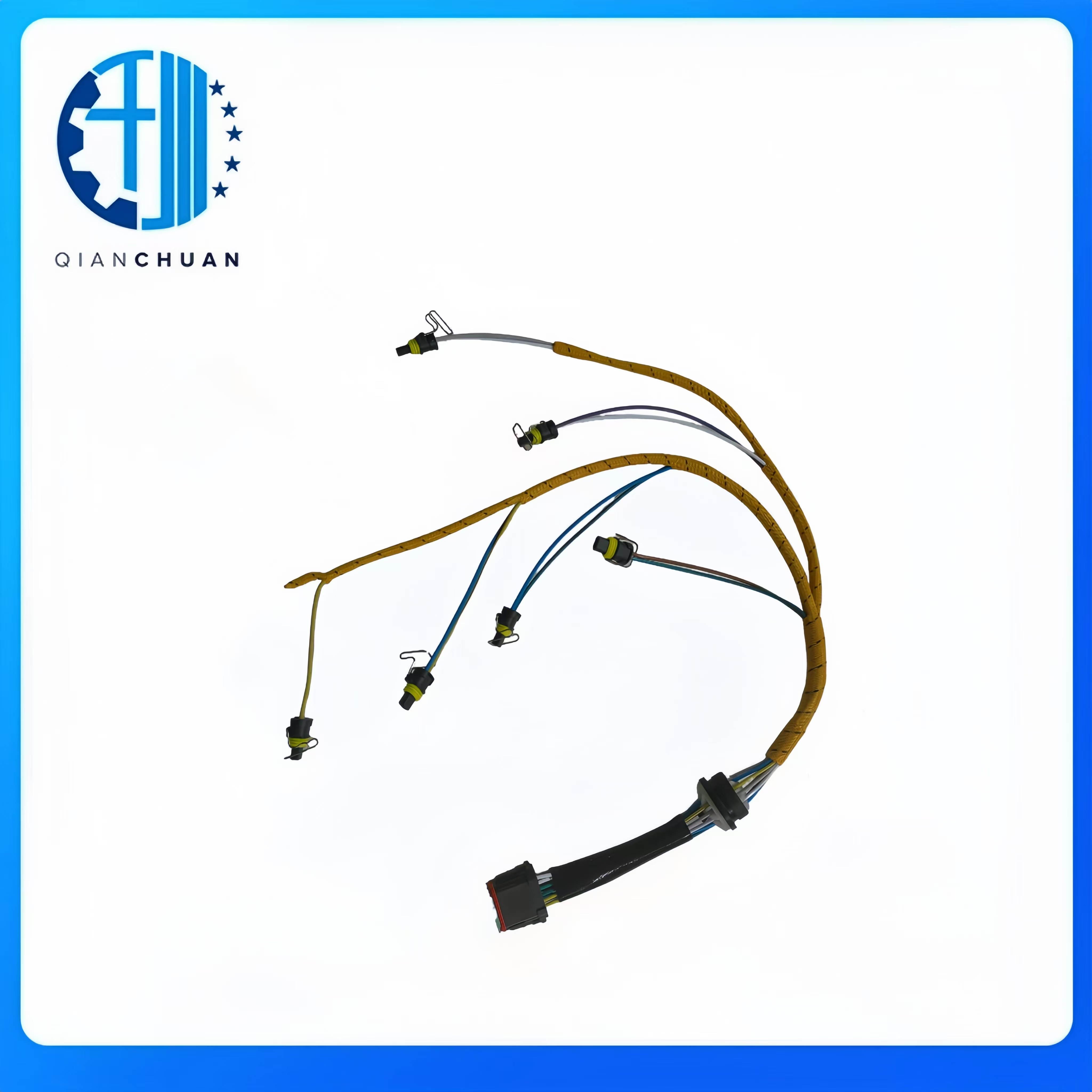 Fuel Injector Wiring Harness 222-5917 Replacement For Caterpillar C7 Engine