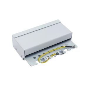 Quality OEM Welcome 1U 8 Ports Cat.6A Cat.6 Cat5e Wall Mount Patch Panel for Ethernet 19 Inch Length wholesale