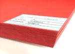 Anti-Curl 250gsm 300gsm 350gsm red cardboard hard color paper sheet