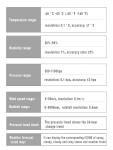 18.9*12.5*2.7cm Professional Small Wireless Weather Station 5 In 1
