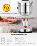 Powder Grinder 300g Electric Grain Mill Grinder Safety Upgraded Spice Grinder