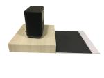Acrylic Countertop Wooden Shop Display Stands For Hypermarket
