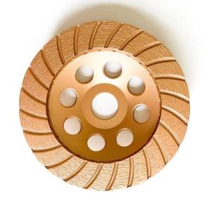 Quality High Quality 7inch 180×4.5×20×22.23mm Diamond Continuous Turbo Grinding Cup Wheel For Concrete , Stone wholesale
