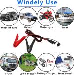 12V Battery PVC Insulated Alligator Clips Tinned Copper Multiscene