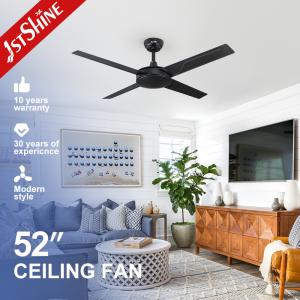 Quality 35 Watt Metal Blade Ceiling Fan Energy Saving Silent Decorative wholesale