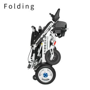 Quality 36km Lithium Multifunction Foldable Electric Wheelchair wholesale