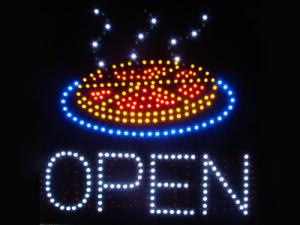 Quality 530x450mm customised OPEN led sign for pizza store wholesale
