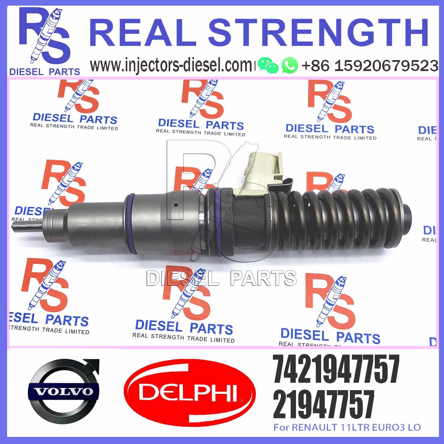 21947757 New Diesel Fuel Injector For VOL-VO TRUCK 11LTR EURO3 LO E3.18, BEBE4D44001 21947757, 7421947757