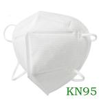 Blue White Disposable N95 Mask Prevent Flu Hypoallergenic Skin Friendly