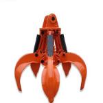 360 Degree Excavator Orange Peel Grab Rotation Hydraulic Steel Scrap Grapple