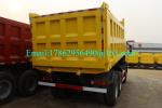 10 Wheeler 6x4 Yellow Heavy Duty Dump Truck For Road Project Solution ZZ3257N384