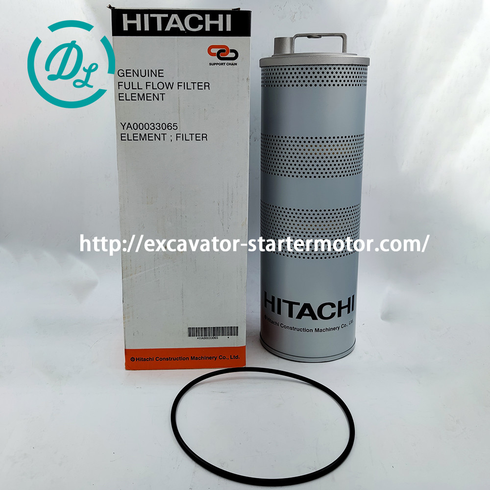 Excavator Full Flow Filter Element YA00033065 YA00016055 Hitachi