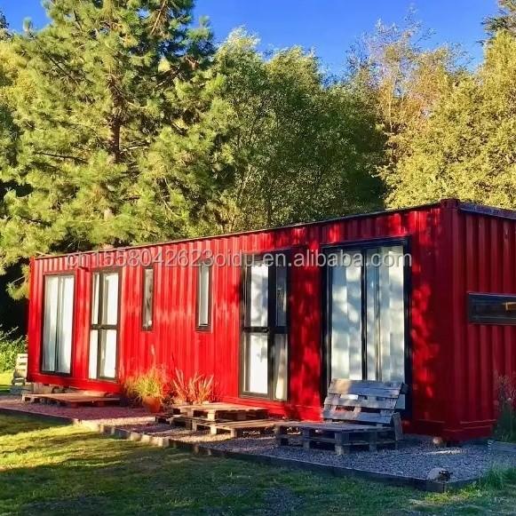 Outdoor 40Ft 20Ft Prefab Expandable Container Home Portable 2-5 Bedroom