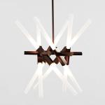 Black Gold Dining room Kitchen Living room farmhouse lighting Astral Agnes LED